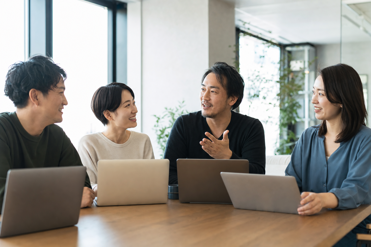 AIプロジェクトに取り組むチーム
